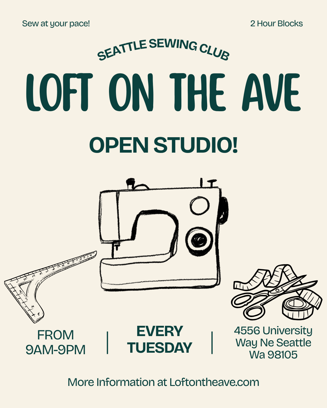TUESDAY OPEN STUDIO
