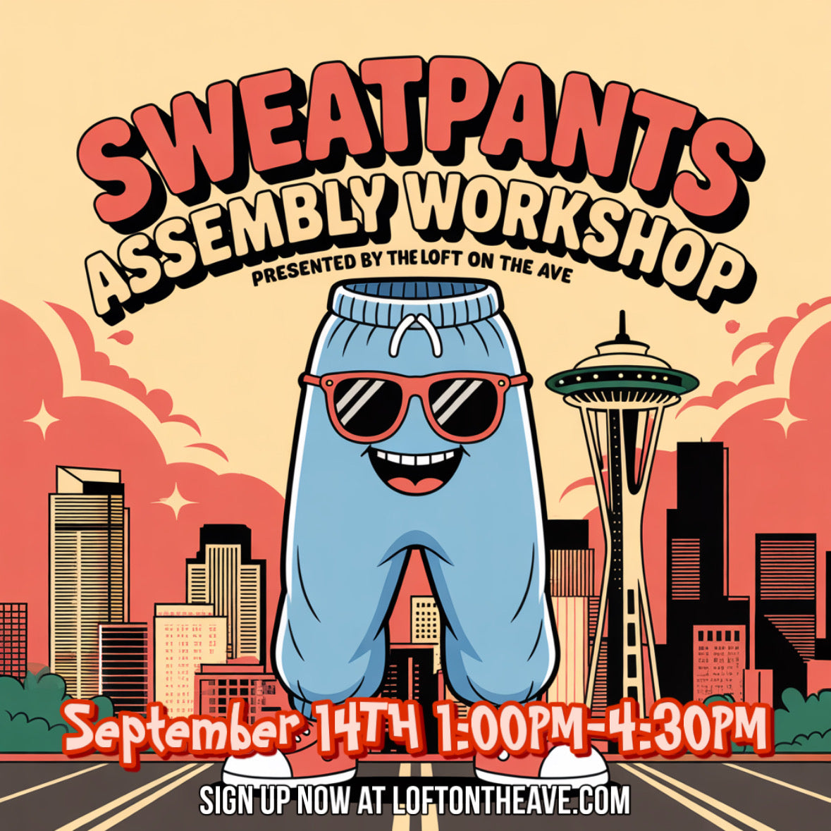 SWEATPANTS ASSEMBLY WORKSHOP