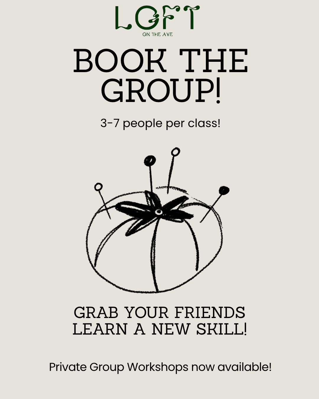Private Group workshops