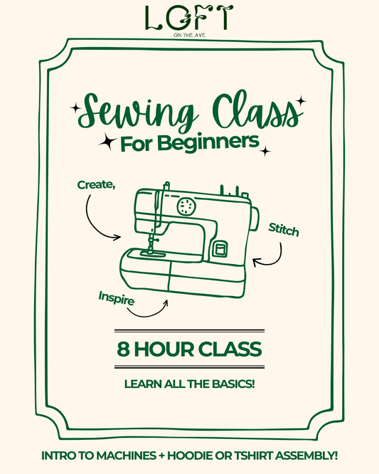 INTRO TO SEWING ALL DAY COURSE SEPTEMBER 20th
