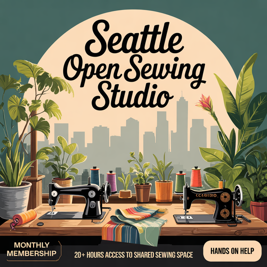 MONTHLY OPEN SEWING STUDIO SUBSCRIPTION