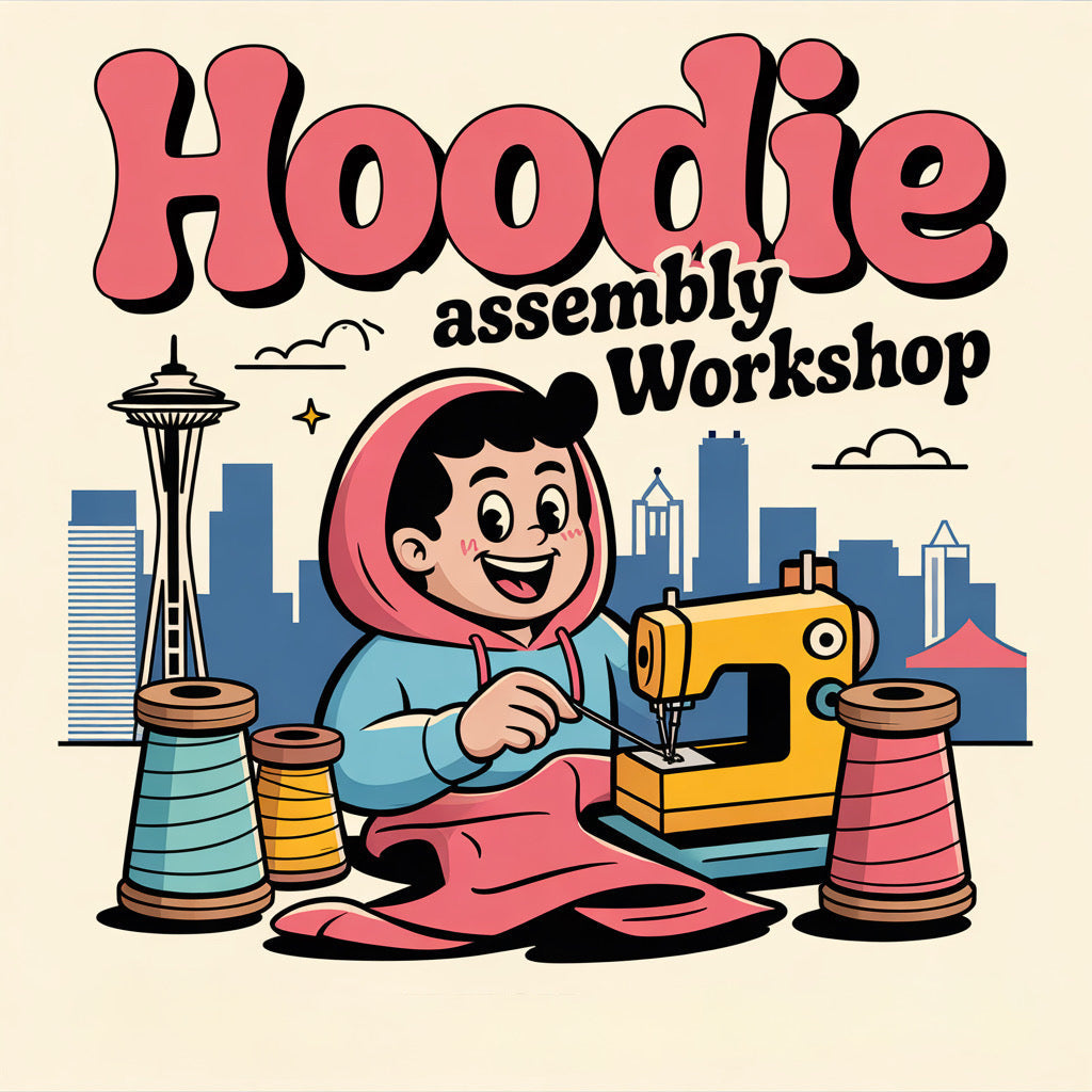 JUNE 21st HOODIE ASSEMBLY WORKSHOPS